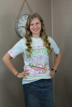 Load image into Gallery viewer, SAY YES TO ADVENTURE Tie-dye Print Tee (S-XL)
