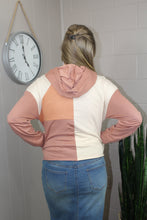 Load image into Gallery viewer, Multicolor Colorblock Raglan Sleeve Pullover Hoodie (M-XL)
