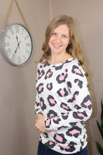 Load image into Gallery viewer, Boat Neckline Animal Print Long Sleeve Top (S-L)
