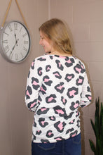 Load image into Gallery viewer, Boat Neckline Animal Print Long Sleeve Top (S-L)
