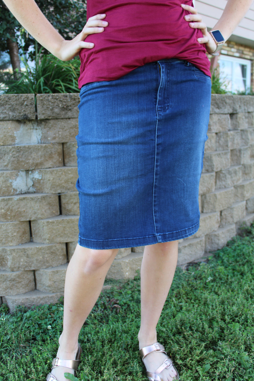 Denim Skirt (size 16-20)