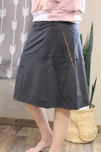 Load image into Gallery viewer, Athletic Knee Length Skirt-Dawn Blue, Midnight Black (S-XL)
