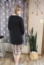 Load image into Gallery viewer, Long Sleeve Open Cardigan with Pockets-Black, Heather Gray, Navy, Heather Pink (S-L)
