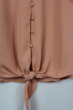 Load image into Gallery viewer, Apricot Button Tie Top (S-L)
