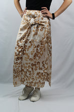 Load image into Gallery viewer, Leopard Print Knotted Front Long Skirt- S, L, XL
