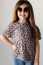 Load image into Gallery viewer, Black Leopard Tee-KIDS
